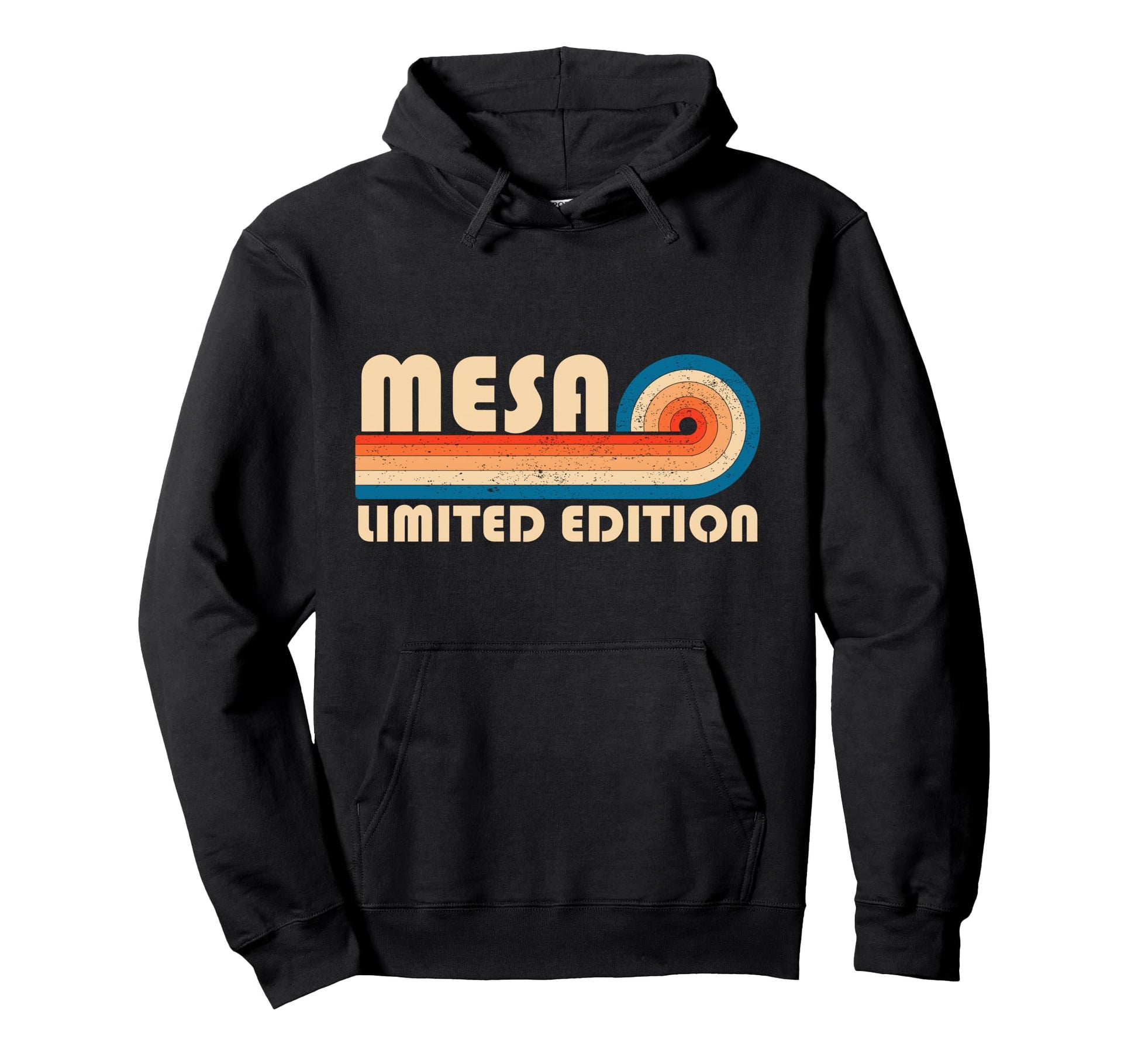 Mesa 70S 80S Sunset Stripe Hoodie - Unique Graphic for Adults - T-Shirt, Sweatshirt, Hoodie