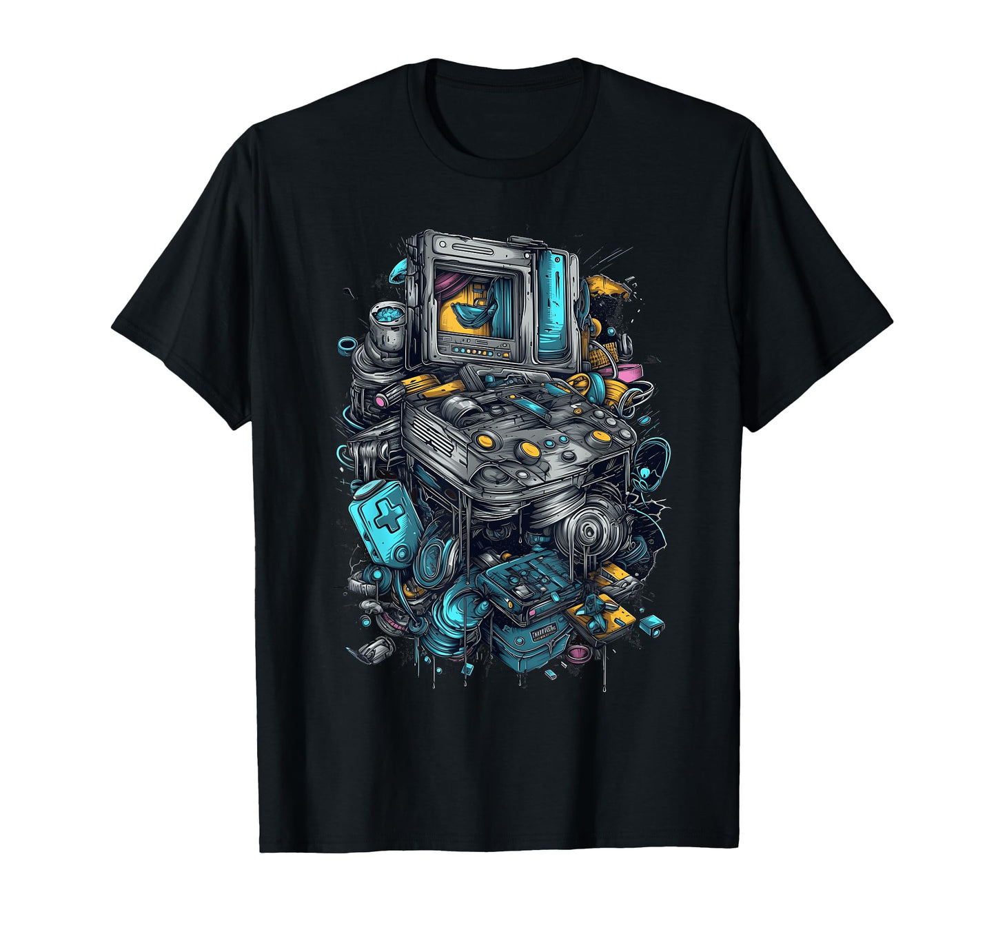 Arcade Gamer Gaming Arcade Machine T-Shirt - Casual Everyday Wear Men Women - T-Shirt, Sweatshirt, Hoodie