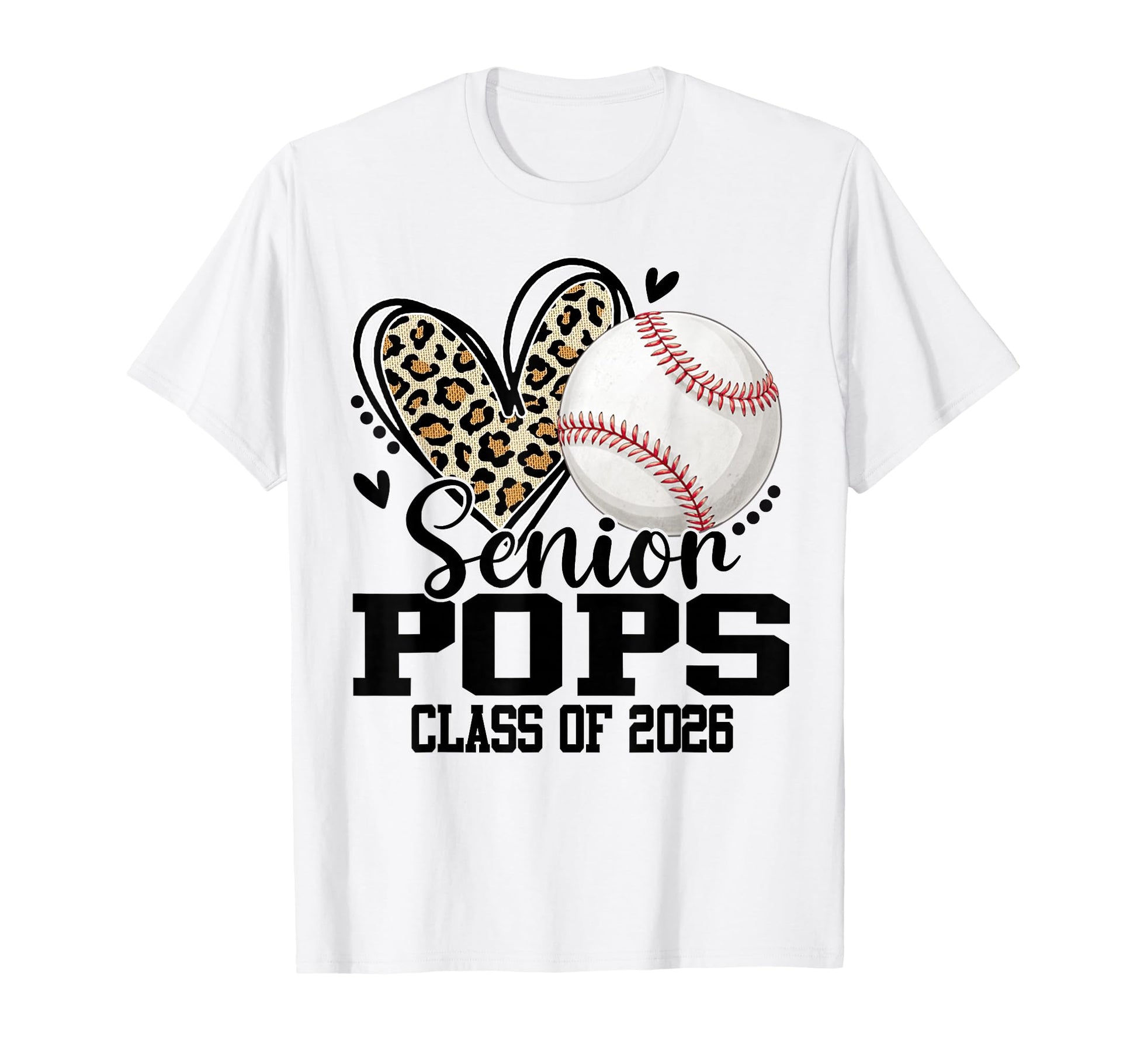 Senior Pops Class 2026 Baseball T-Shirt - Custom Art Print for Adults - T-Shirt, Sweatshirt, Hoodie