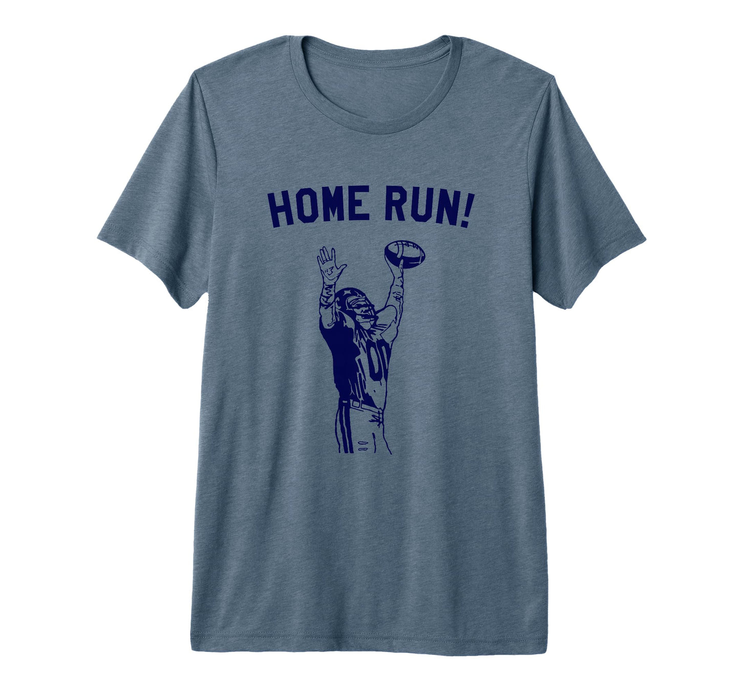 Homerun Football Sport Funny Tri Blend T-Shirt - Aesthetic Graphic Unisex - T-Shirt, Sweatshirt, Hoodie