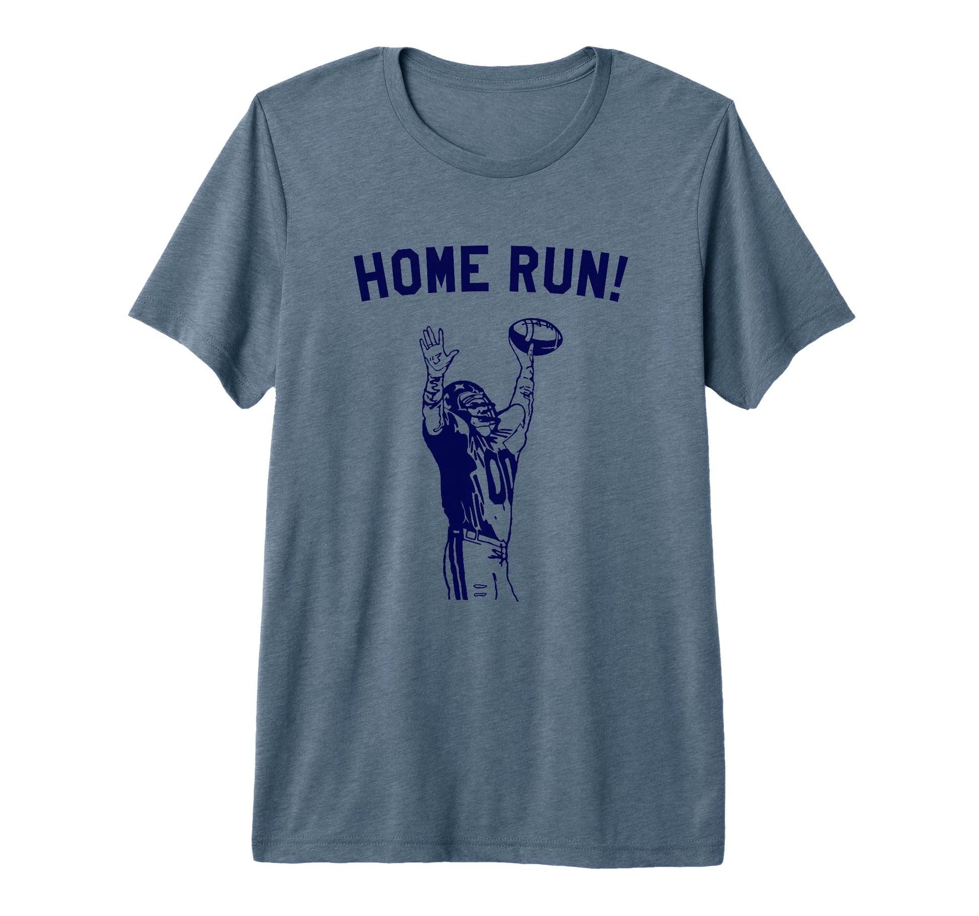 Homerun Football Sport Funny Tri Blend T-Shirt - Aesthetic Graphic Unisex - T-Shirt, Sweatshirt, Hoodie