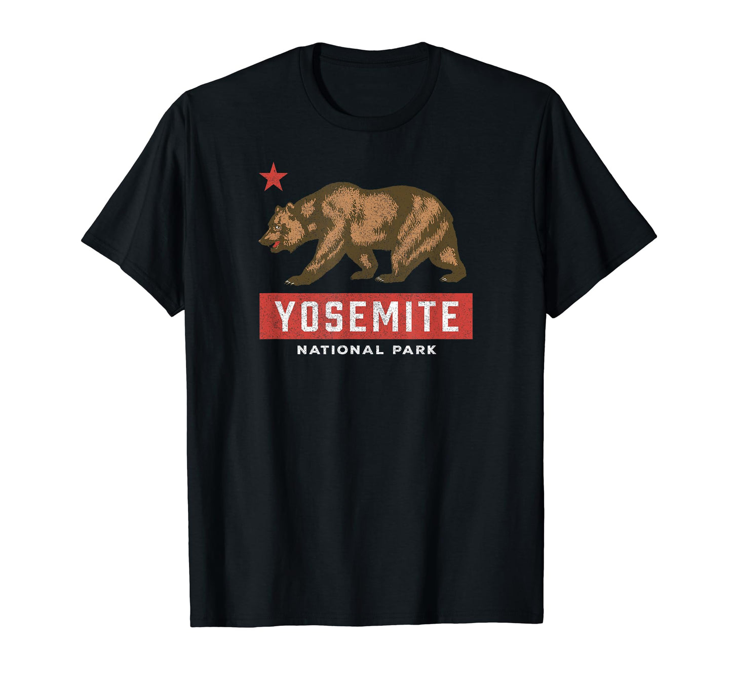 Yosemite California Established 1890 T-Shirt - Custom Art Print for Adults - T-Shirt, Sweatshirt, Hoodie