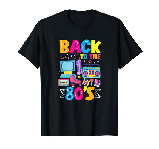 Back To 80S Boombox Roller Skate T-Shirt - Trendy Graphic Men Women - T-Shirt, Sweatshirt, Hoodie