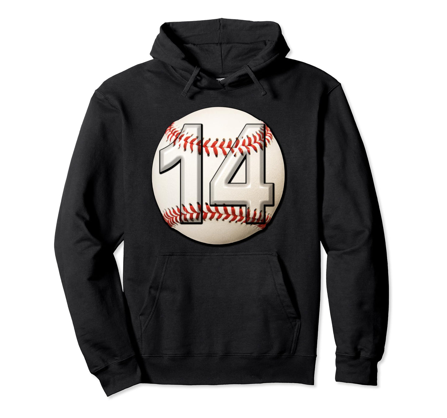 Baseball 14Th Birthday Sports Product Hoodie - Streetwear Style Unisex - T-Shirt, Sweatshirt, Hoodie