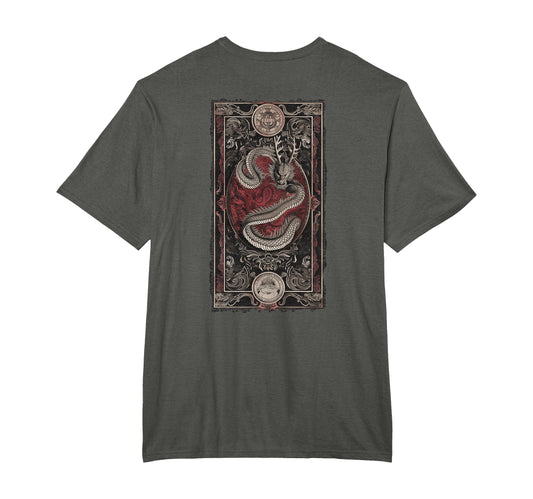 Aesthetic Back Dragon Y2K Streetwear T-Shirt - Minimalist Print Men Women - T-Shirt, Sweatshirt, Hoodie