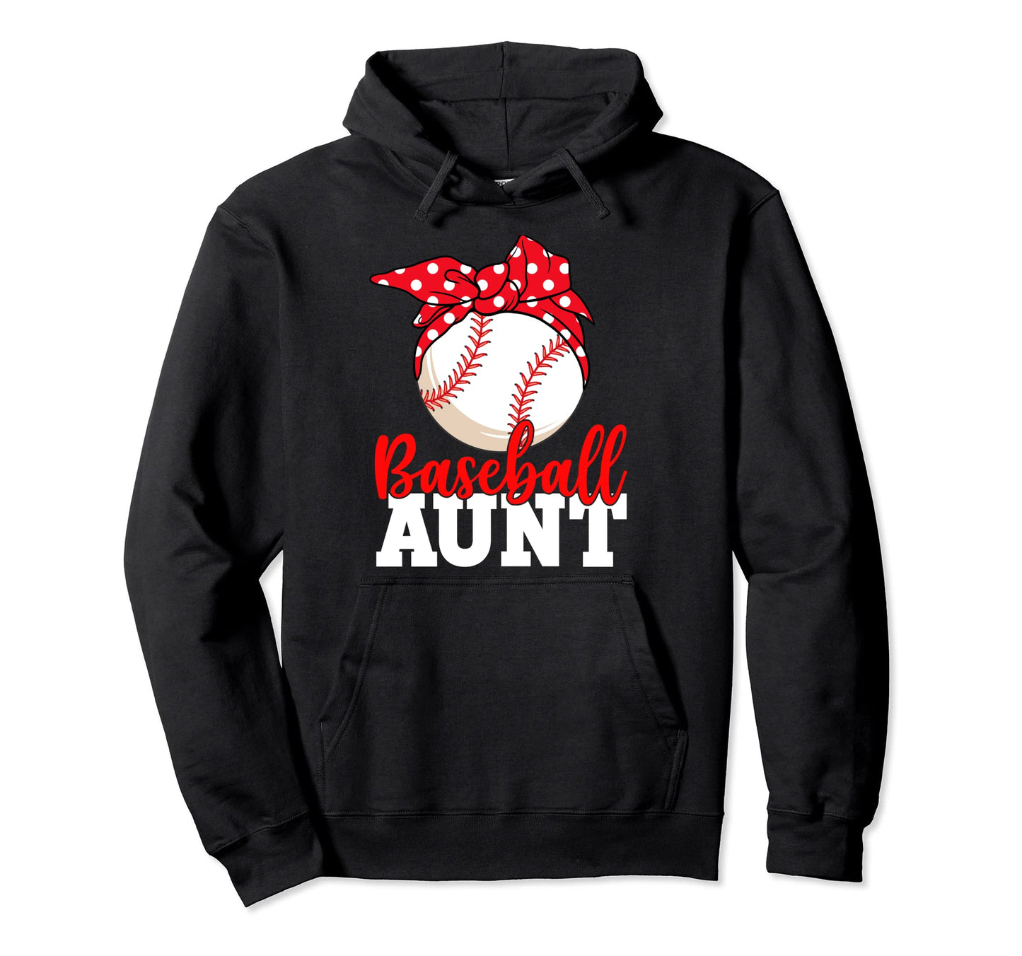 Baseball Aunt Leopard Matching Family Hoodie - Minimalist Print Unisex - T-Shirt, Sweatshirt, Hoodie