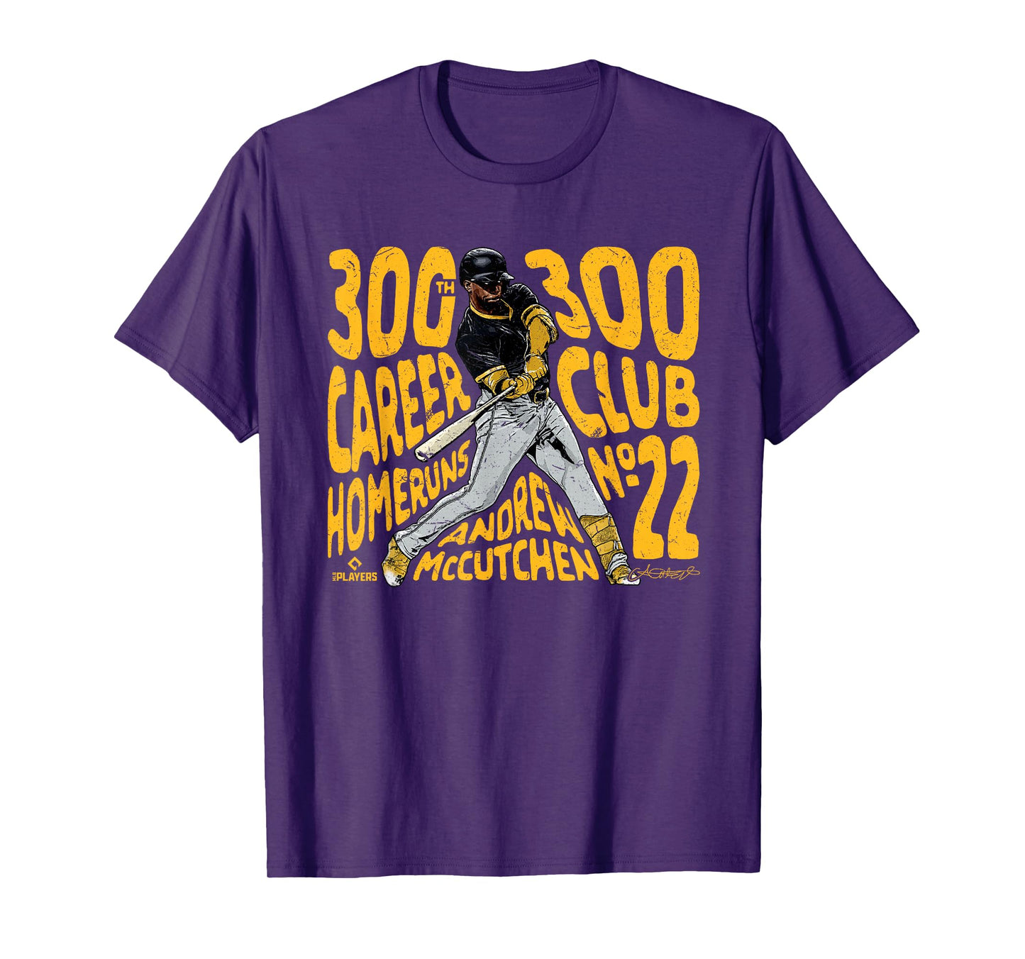 300 Club 300Th Career Home Runs Andrew T-Shirt - Unique Graphic Unisex - T-Shirt, Sweatshirt, Hoodie