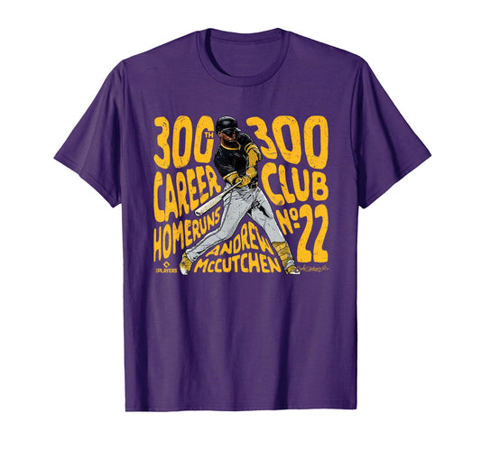 300 Club 300Th Career Home Runs Andrew T-Shirt - Unique Graphic Unisex - T-Shirt, Sweatshirt, Hoodie