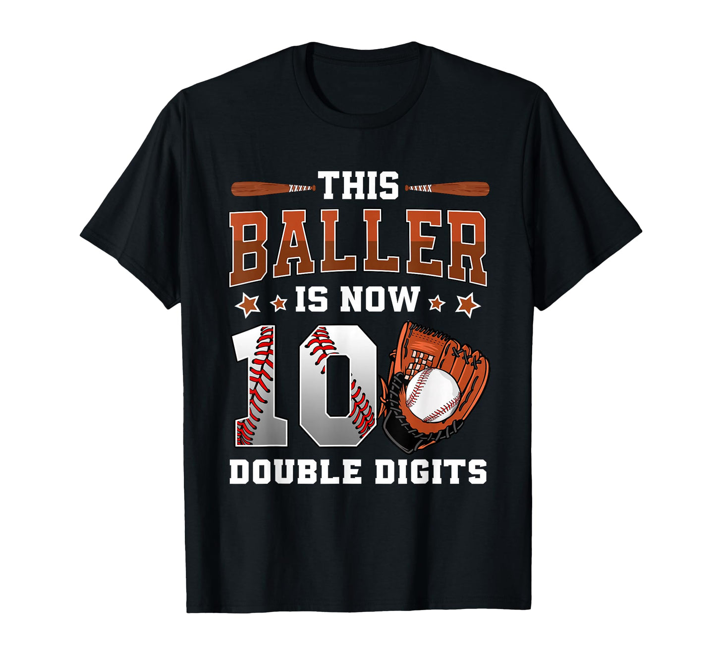 This Baller Is Now 10 Double Digits T-Shirt - Aesthetic Graphic Unisex - T-Shirt, Sweatshirt, Hoodie