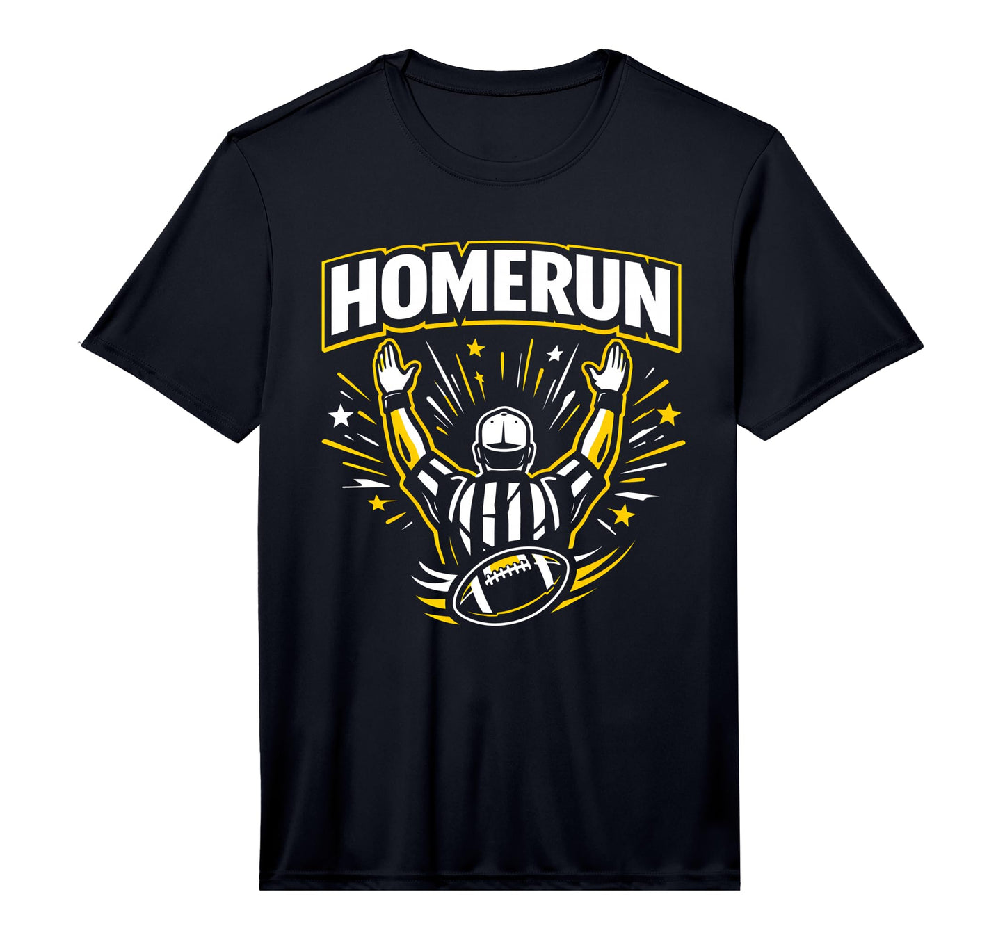Funny Football Referee Touchdown T-Shirt - Custom Art Print Men Women - T-Shirt, Sweatshirt, Hoodie