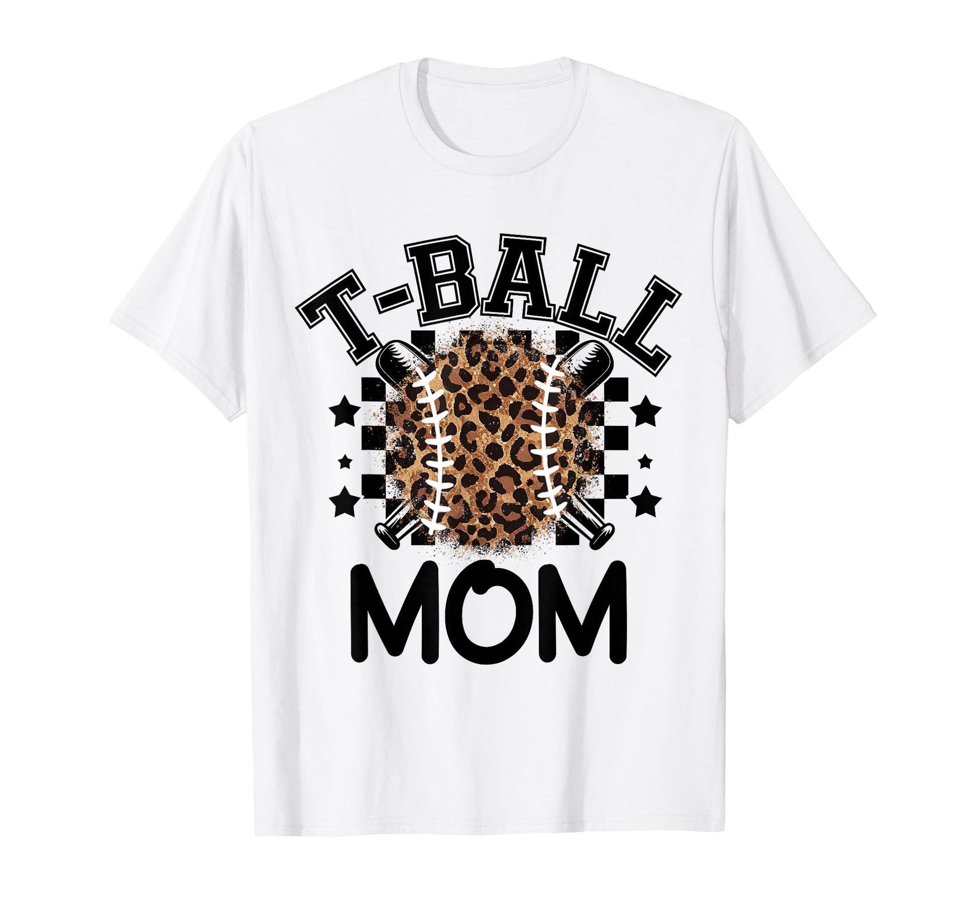 T Ball Teeball Mom Leopard Cheetah T-Shirt - Streetwear Style Unisex - T-Shirt, Sweatshirt, Hoodie