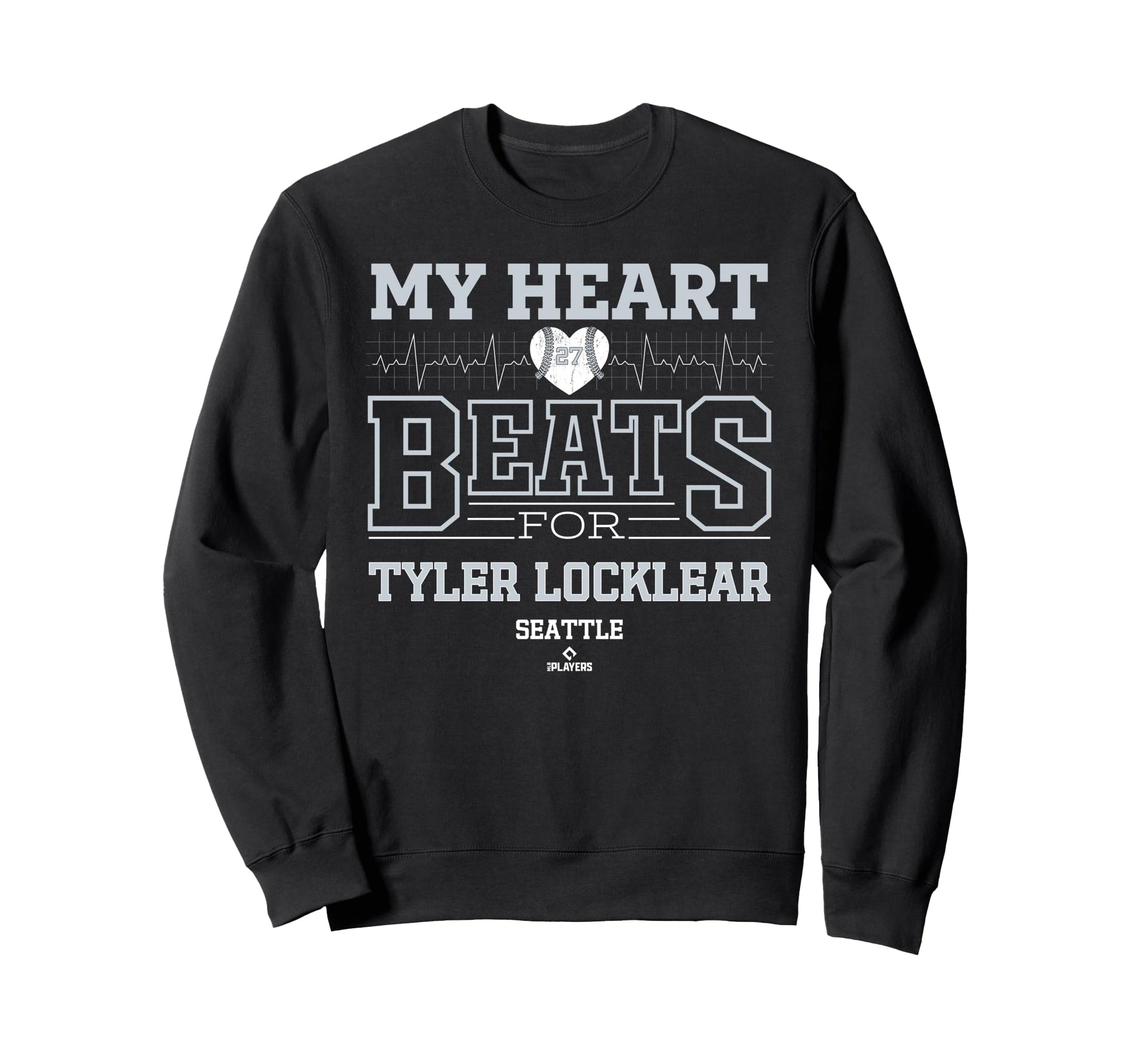 My Heart Beats Tyler Locklear Seattle Sweatshirt - Custom Art Print Unisex - T-Shirt, Sweatshirt, Hoodie