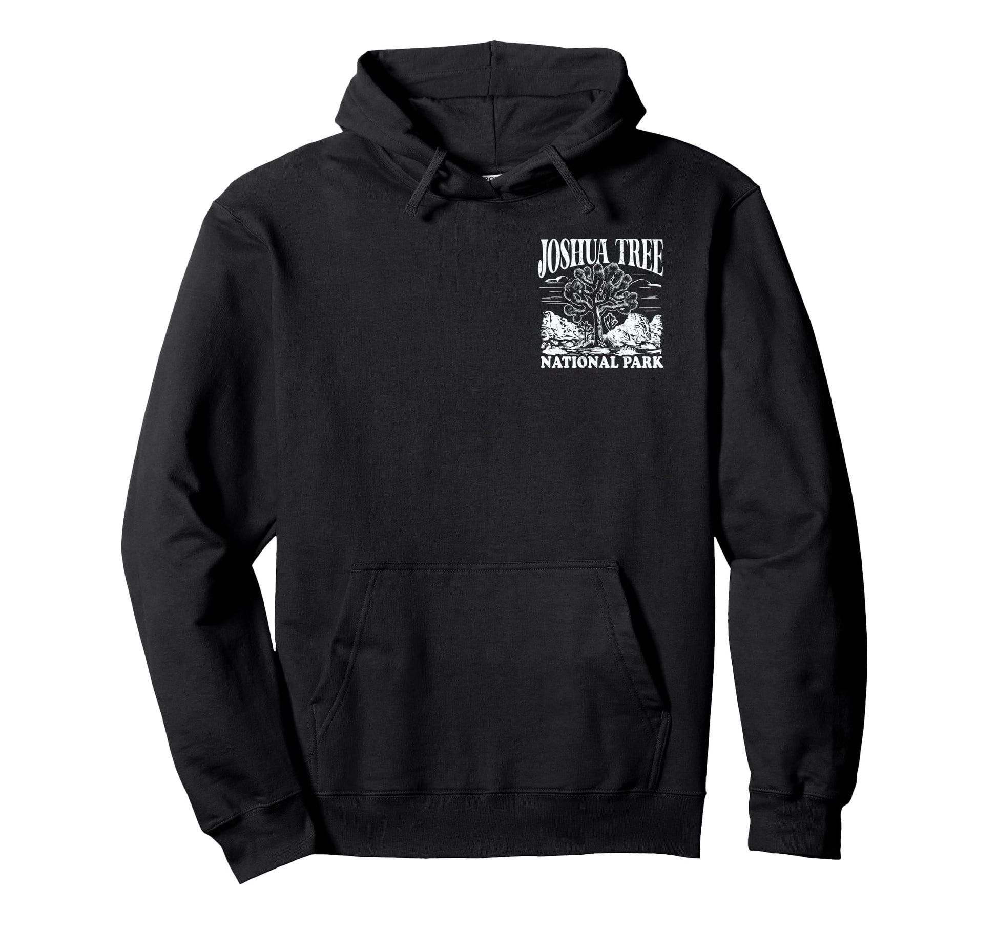 Joshua Tree National Park Distressed Hoodie - Aesthetic Graphic for Adults - T-Shirt, Sweatshirt, Hoodie