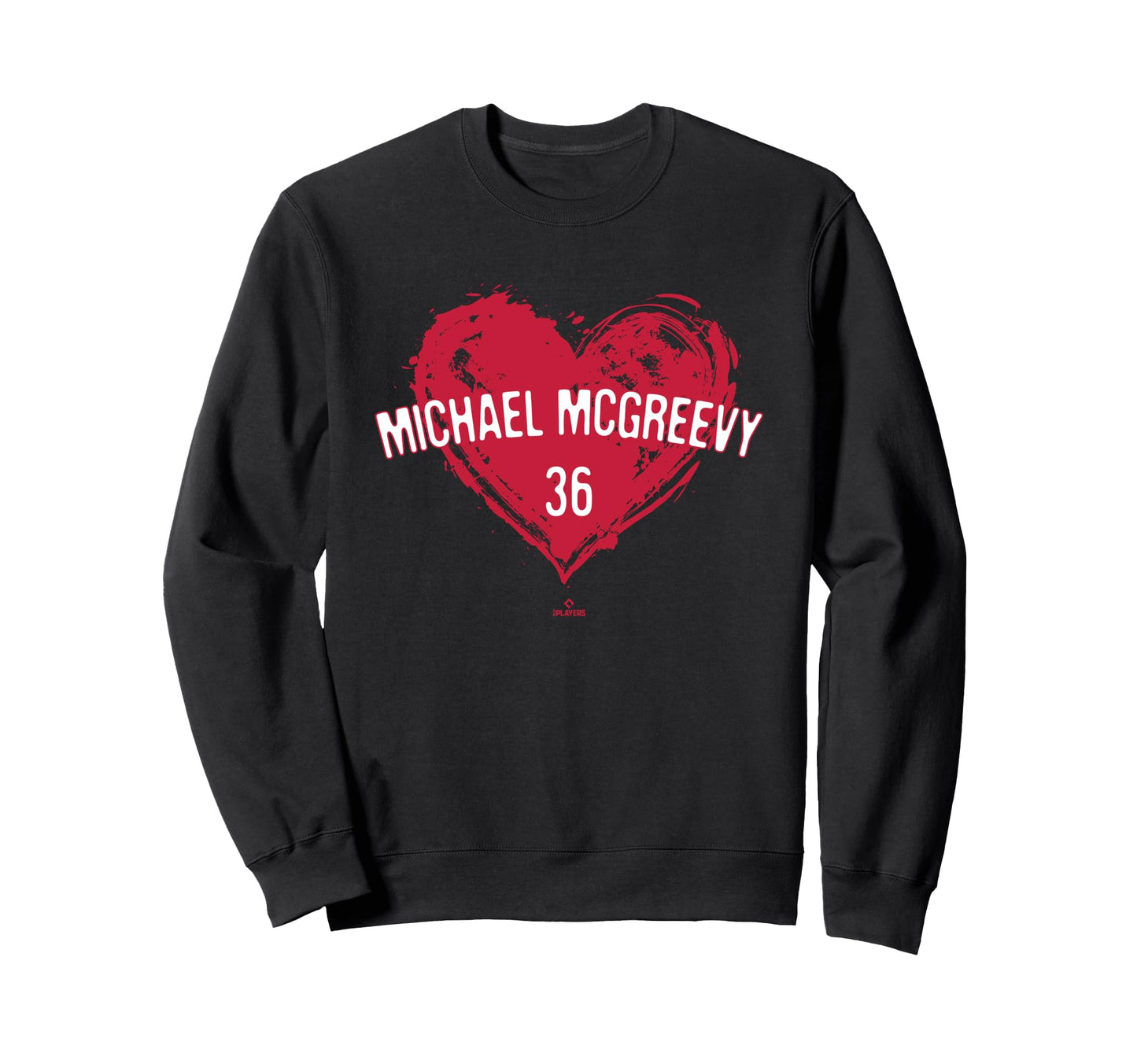 Distressed Heart Michael Mcgreevy Sweatshirt - Casual Everyday Wear Unisex - T-Shirt, Sweatshirt, Hoodie