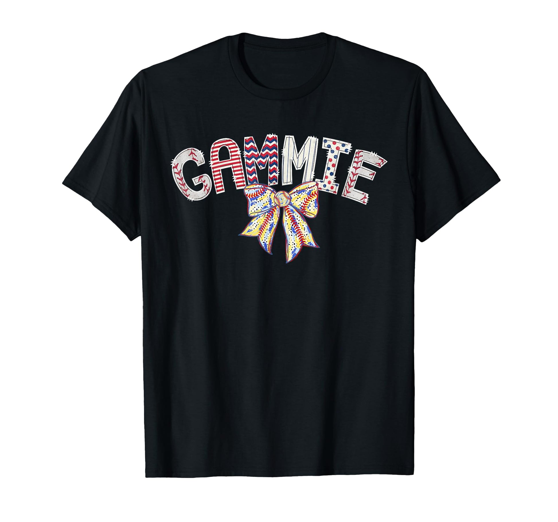 Baseball Gammie Coquette Bow Game Day T-Shirt - Fun Novelty Design Unisex - T-Shirt, Sweatshirt, Hoodie