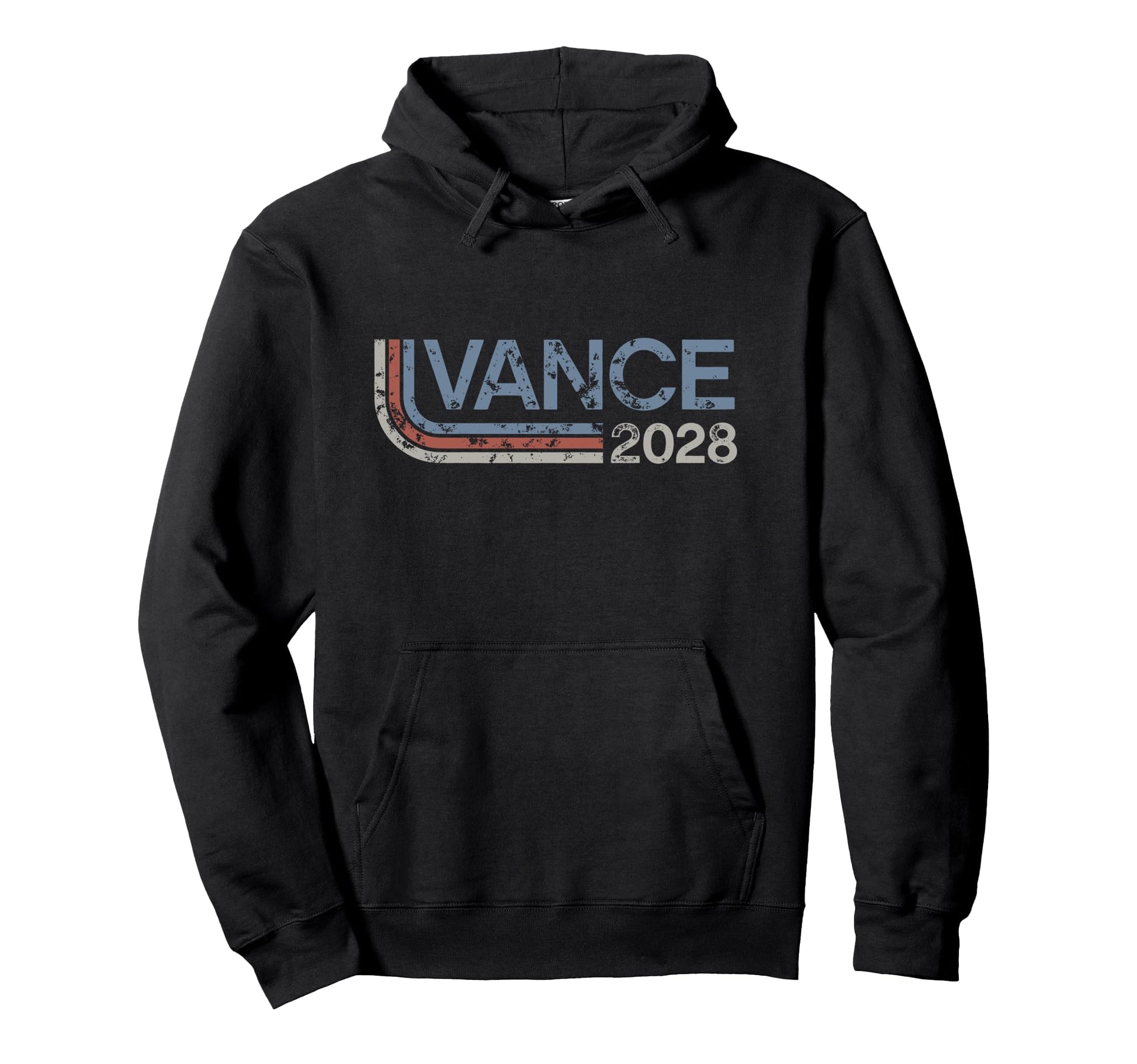 Jd Vance 2028 Grunge Stripe Vance 2028 Hoodie - Novelty Apparel Unisex - T-Shirt, Sweatshirt, Hoodie
