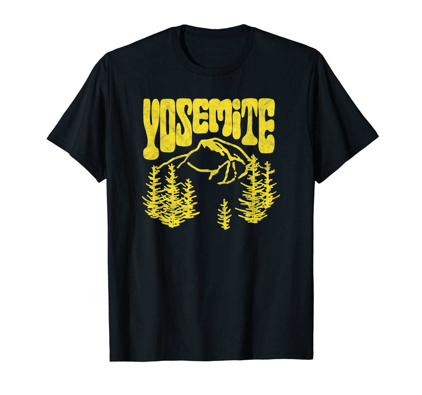 60S Vibe Yosemite National Park Mountain T-Shirt - Graphic Print Men Women - T-Shirt, Sweatshirt, Hoodie