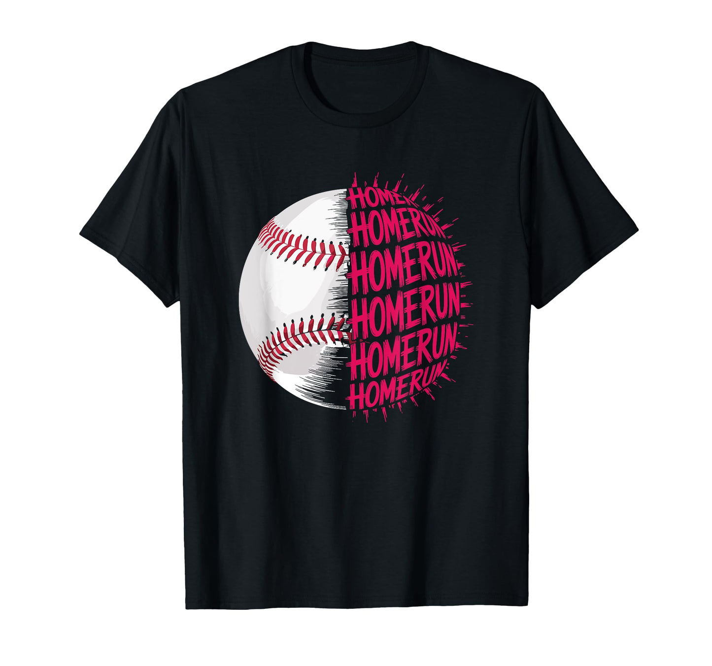 Homerun Baseball Player Team And T-Shirt - Aesthetic Graphic for Adults - T-Shirt, Sweatshirt, Hoodie