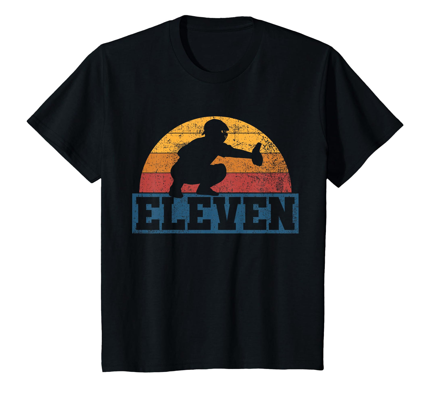 11Th Birthday Baseball Catcher T-Shirt - Casual Everyday Wear for Adults - T-Shirt, Sweatshirt, Hoodie