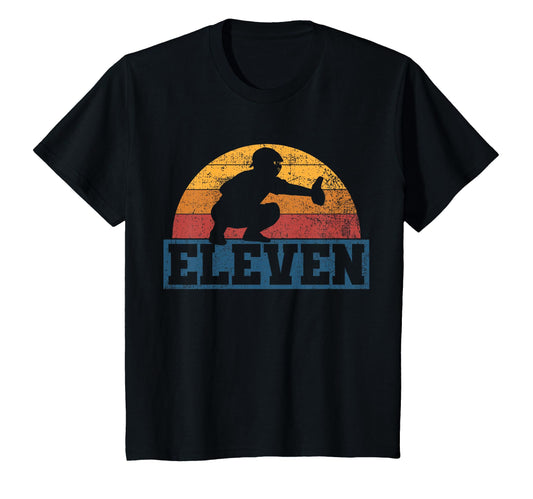 11Th Birthday Baseball Catcher T-Shirt - Casual Everyday Wear for Adults - T-Shirt, Sweatshirt, Hoodie