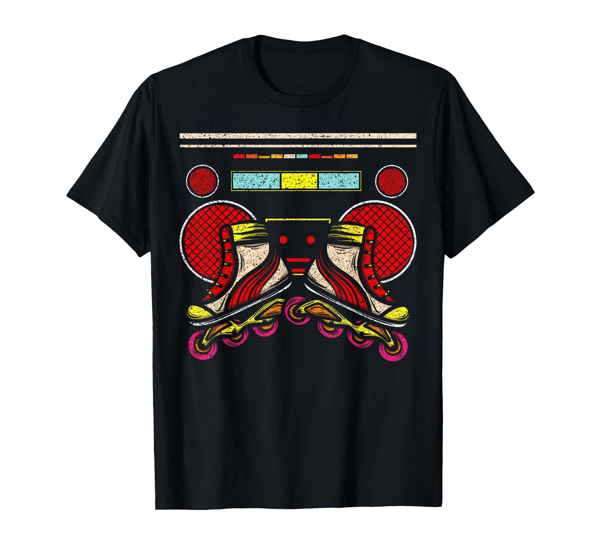 80S Rollerskates 70S 80S 90S Old T-Shirt - Graphic Print for Adults - T-Shirt, Sweatshirt, Hoodie