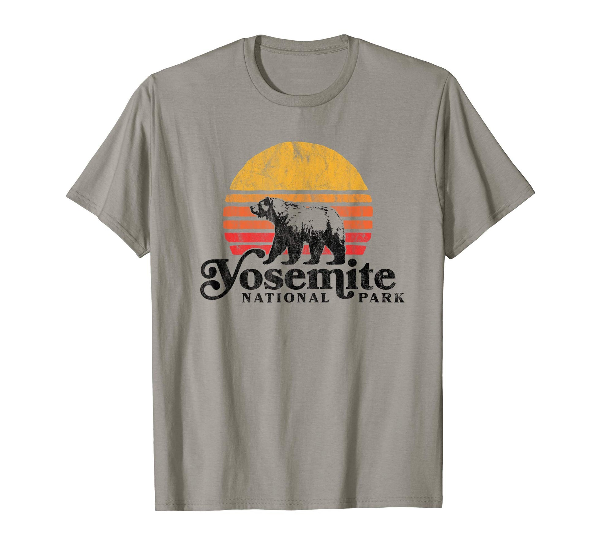 Yosemite National Park Bear And Sun T-Shirt - Streetwear Style Unisex - T-Shirt, Sweatshirt, Hoodie
