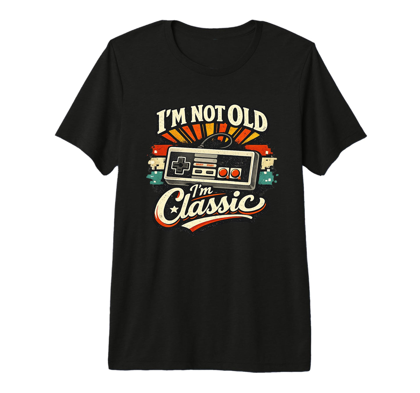 Funny Im Not Old Im Gamer Controller T-Shirt - Streetwear Style Men Women - T-Shirt, Sweatshirt, Hoodie
