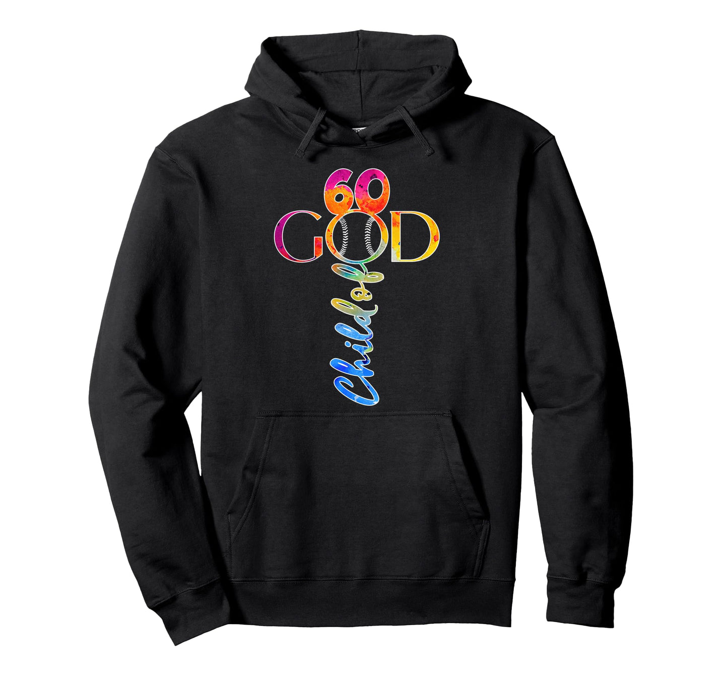 Jesus 60 Years Child God Baseball 60Th Hoodie - Novelty Apparel for Adults - T-Shirt, Sweatshirt, Hoodie