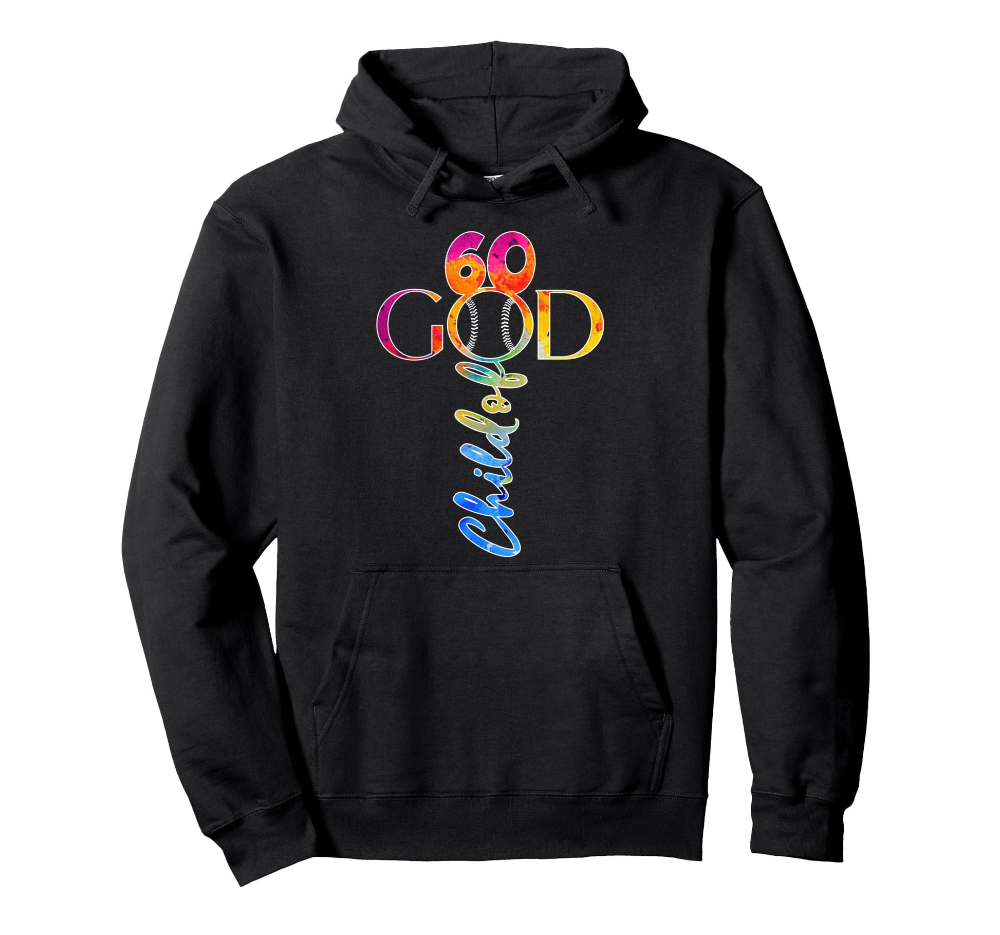Jesus 60 Years Child God Baseball 60Th Hoodie - Novelty Apparel for Adults - T-Shirt, Sweatshirt, Hoodie
