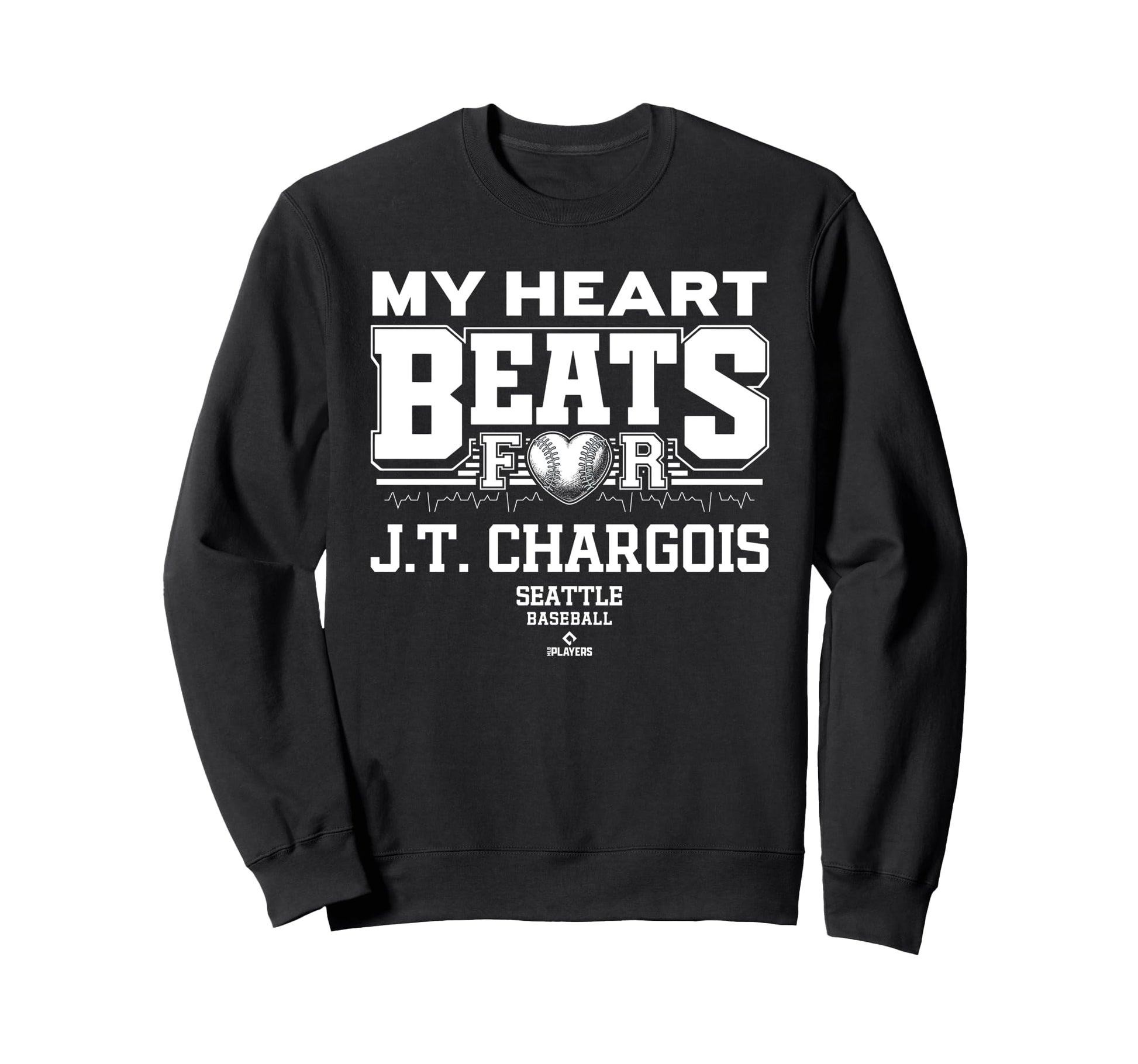 My Heart Beats J T Chargois Seattle Sweatshirt - Minimalist Print Unisex - T-Shirt, Sweatshirt, Hoodie