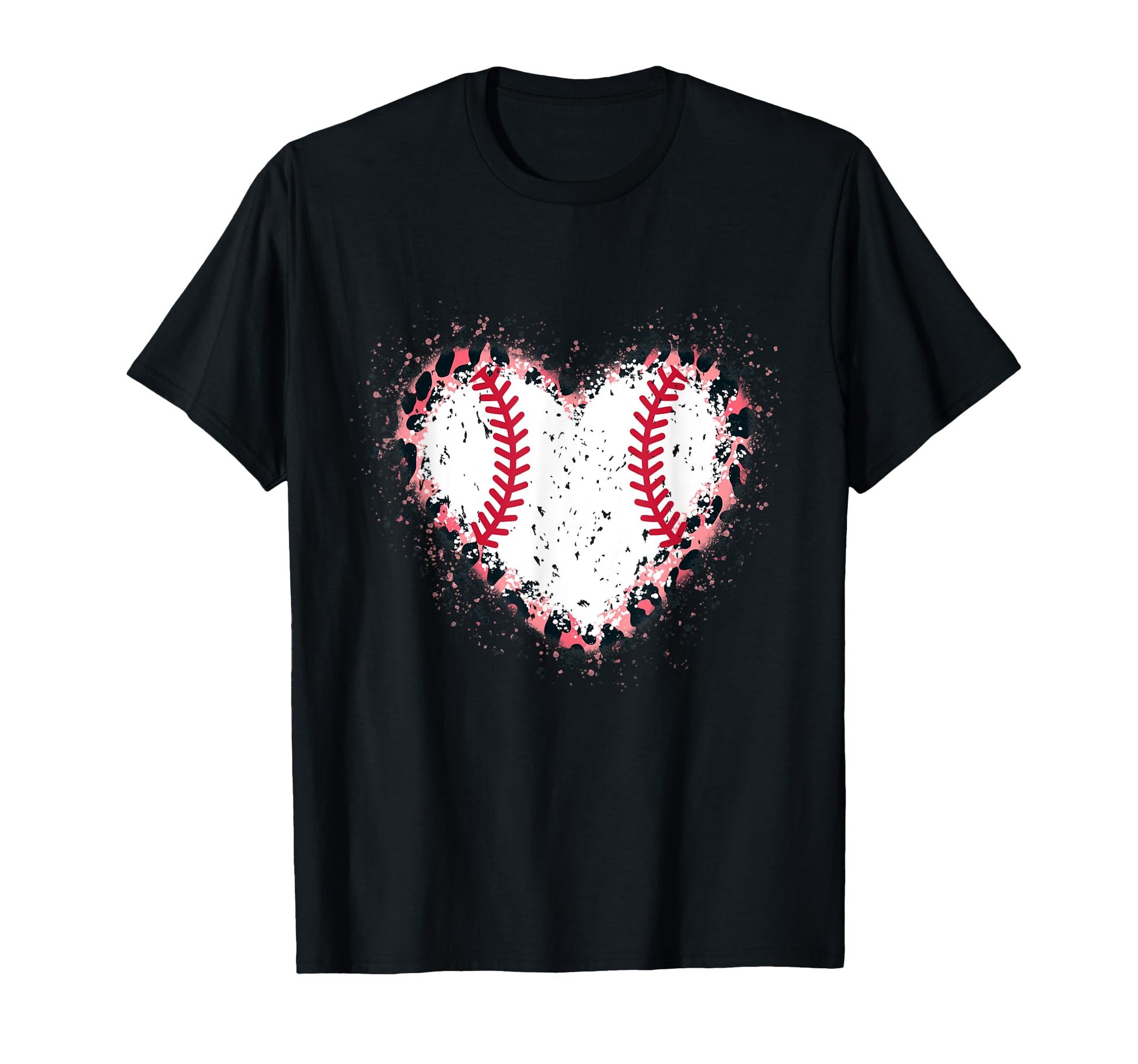 Funny Baseball Heart Baseball T-Shirt - Fun Novelty Design Men Women - T-Shirt, Sweatshirt, Hoodie