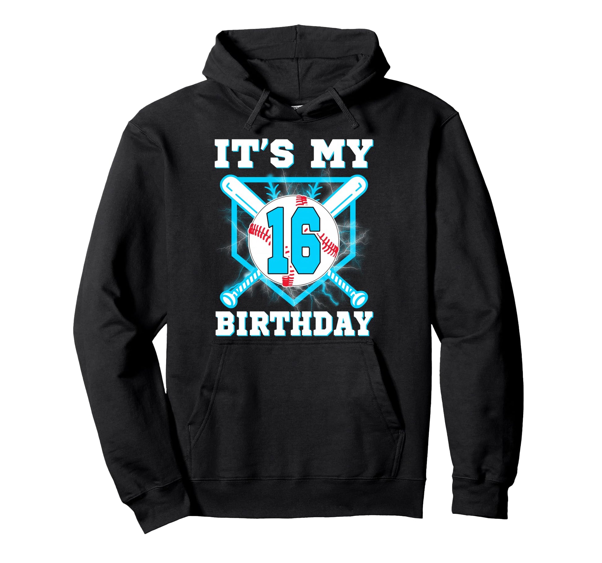 Its My 16Th Birthday 16 Year Old Birthday Hoodie - Unique Graphic Unisex - T-Shirt, Sweatshirt, Hoodie
