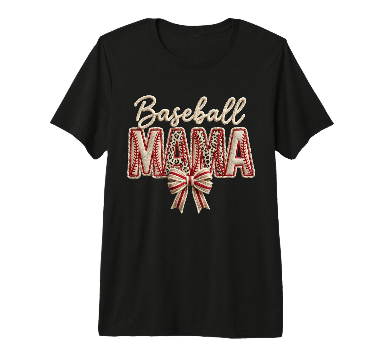 Baseball Mama Coquette Bow Game Day Mom T-Shirt - Aesthetic Graphic Unisex - T-Shirt, Sweatshirt, Hoodie