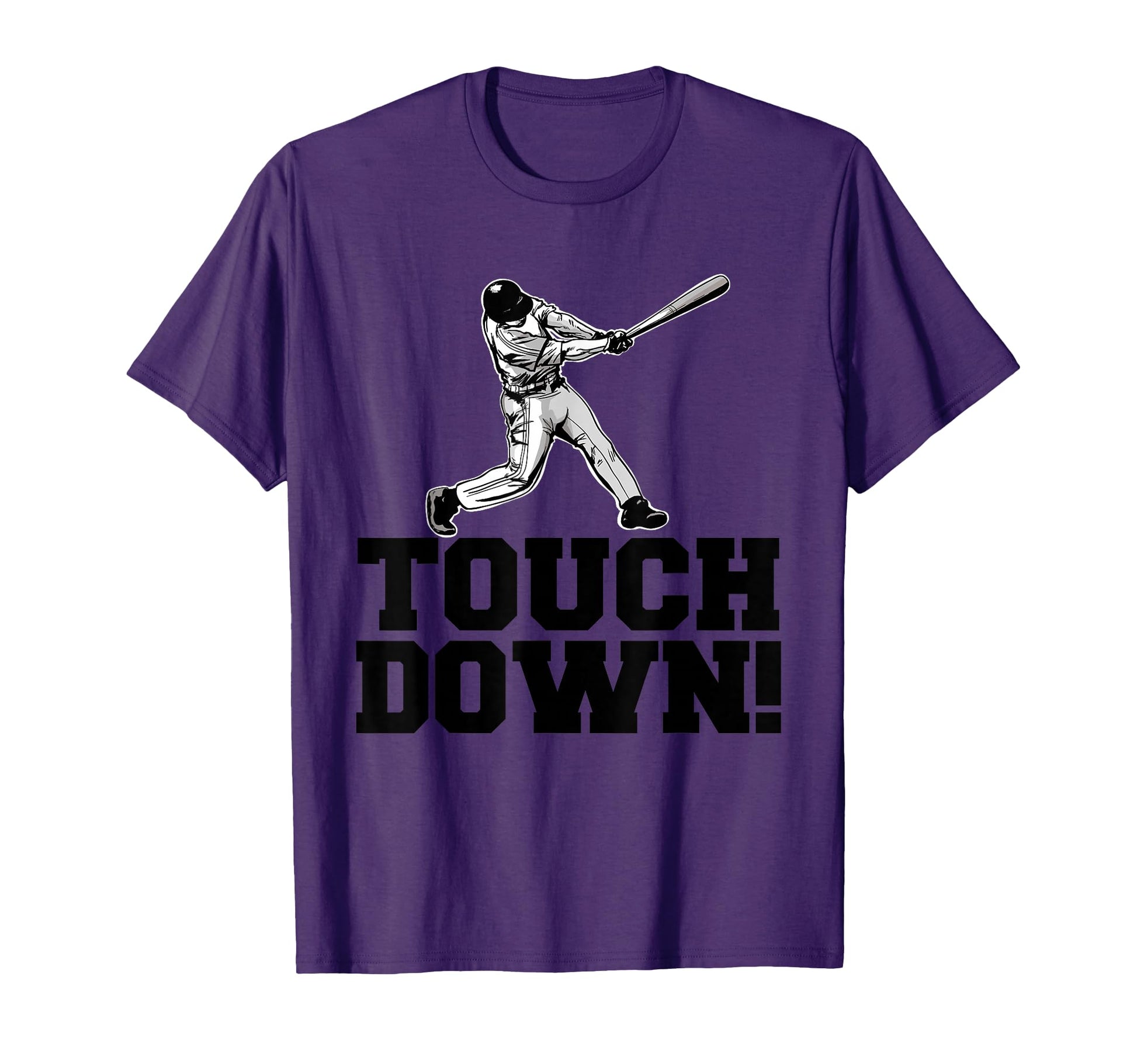 Baseball Touchdown Funny Sarcastic T-Shirt - Minimalist Print Unisex - T-Shirt, Sweatshirt, Hoodie