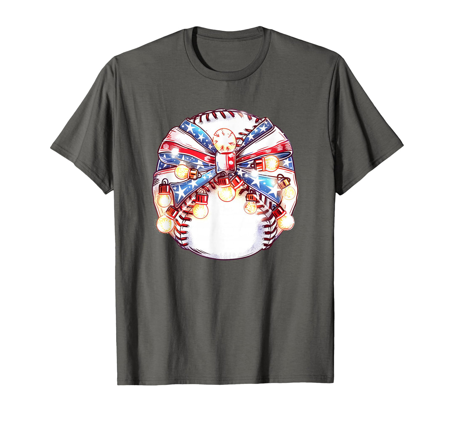 Baseball Coquette Bow Baseball T-Shirt - Casual Everyday Wear Unisex - T-Shirt, Sweatshirt, Hoodie