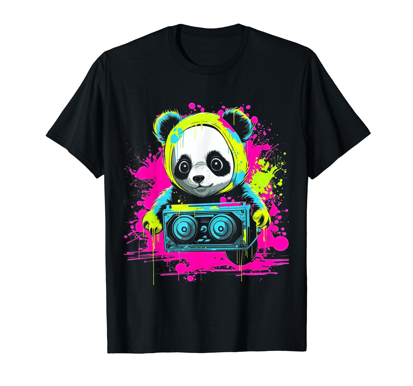 Kawaii Panda Dj Japanese Edm Y2K T-Shirt - Fun Novelty Design Men Women - T-Shirt, Sweatshirt, Hoodie