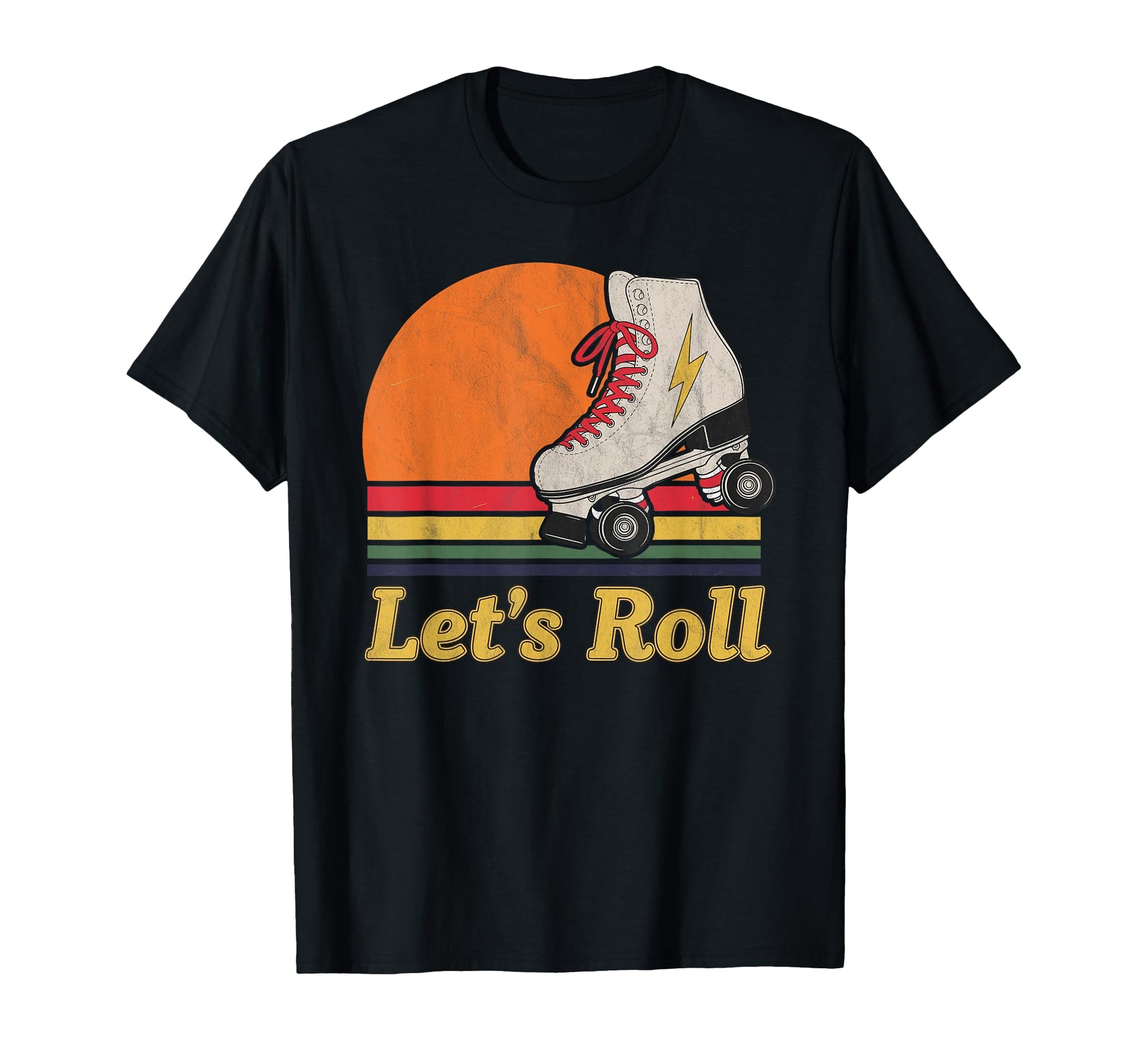 Let S Roll Roller Skating Skater Skate T-Shirt - Trendy Graphic for Adults - T-Shirt, Sweatshirt, Hoodie
