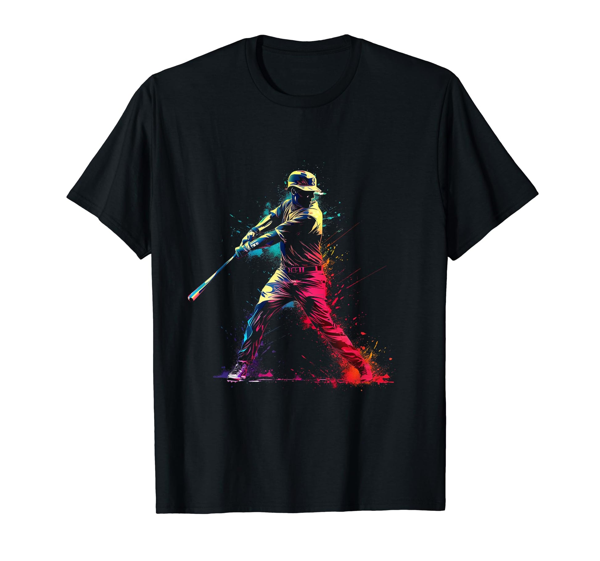 Baseball Bunt Player Home Run Sports T-Shirt - Aesthetic Graphic Men Women - T-Shirt, Sweatshirt, Hoodie