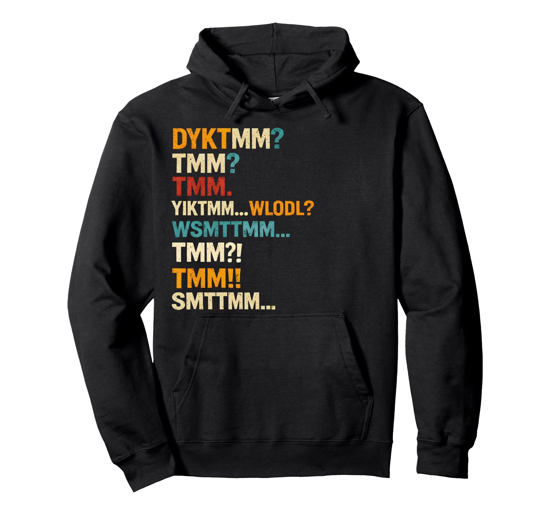 Funny Nursery Rhyme Acronym Dyktmm Hoodie - Minimalist Print Men Women - T-Shirt, Sweatshirt, Hoodie