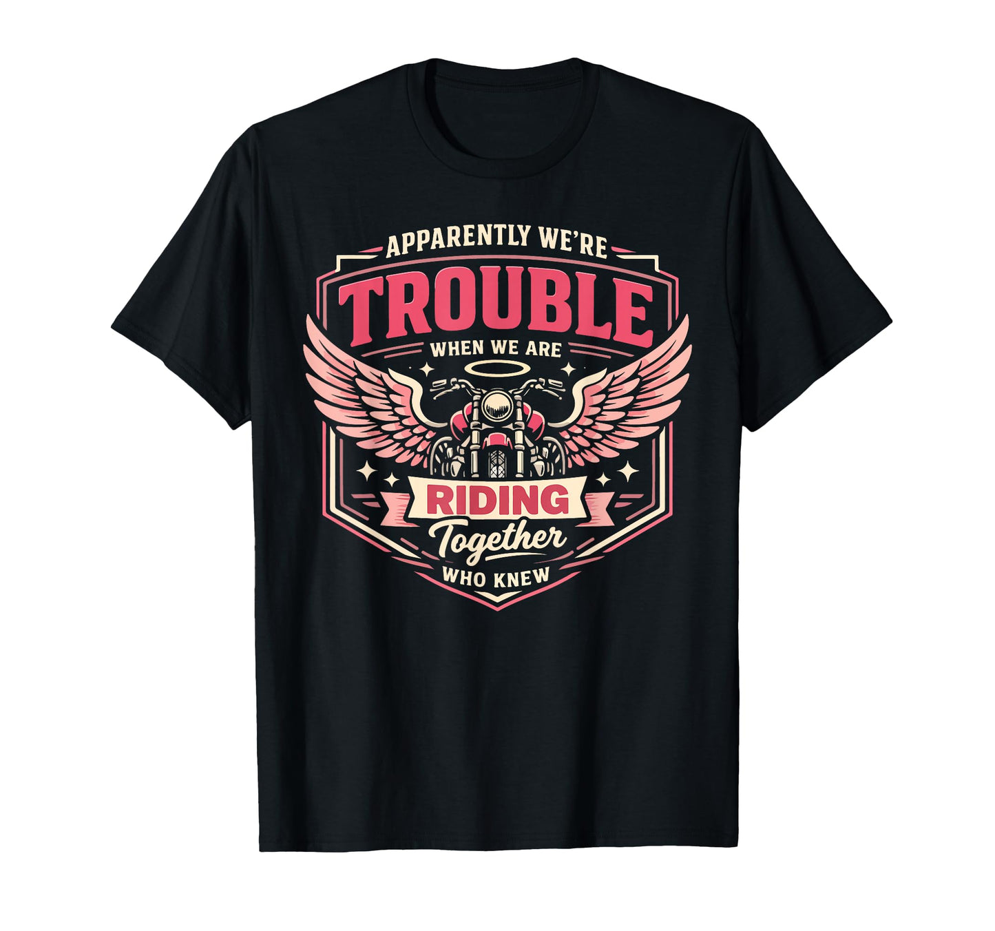 Motorcycle Biker Friends Besties Buddies T-Shirt - Unique Graphic Men Women - T-Shirt, Sweatshirt, Hoodie
