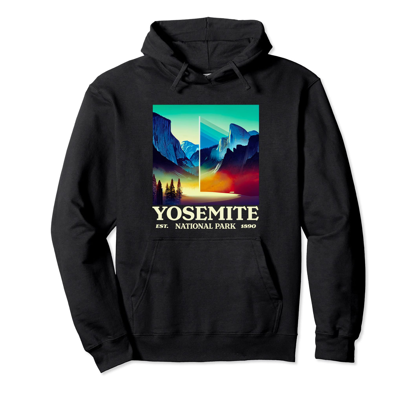 Yosemite Yosemite National Park Hoodie - Aesthetic Graphic for Adults - T-Shirt, Sweatshirt, Hoodie