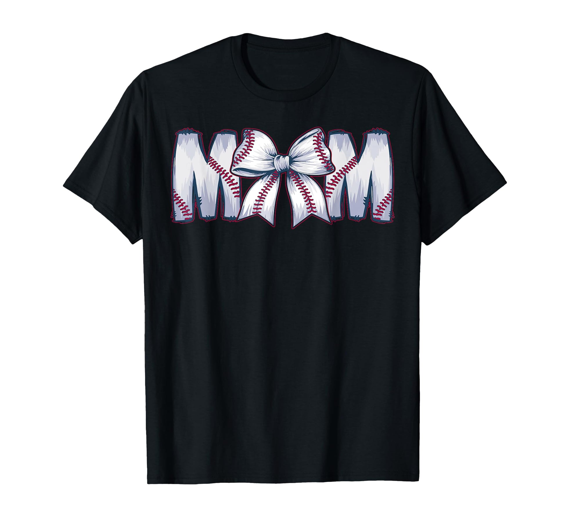 Mama Coquette Bow Game Day Baseball T-Shirt - Novelty Apparel for Adults - T-Shirt, Sweatshirt, Hoodie