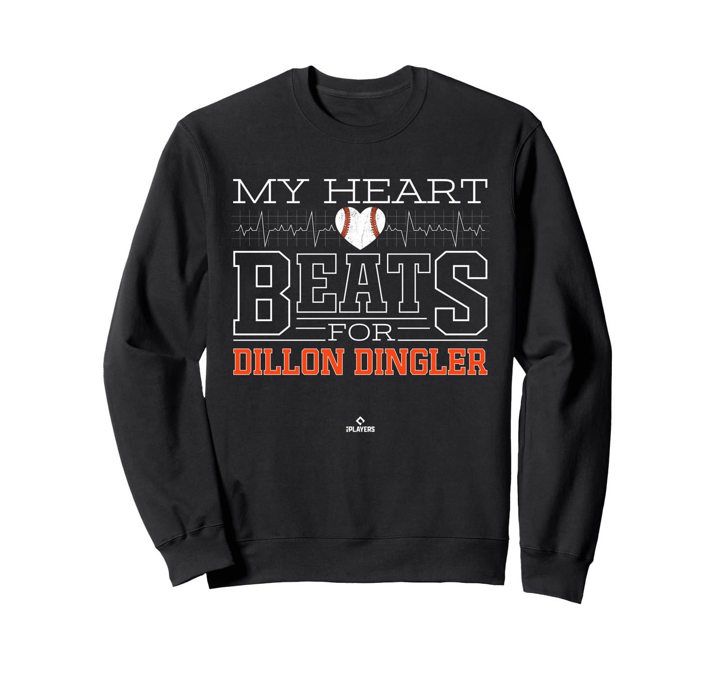 My Heart Beats Dillon Dingler Sweatshirt - Minimalist Print Men Women - T-Shirt, Sweatshirt, Hoodie