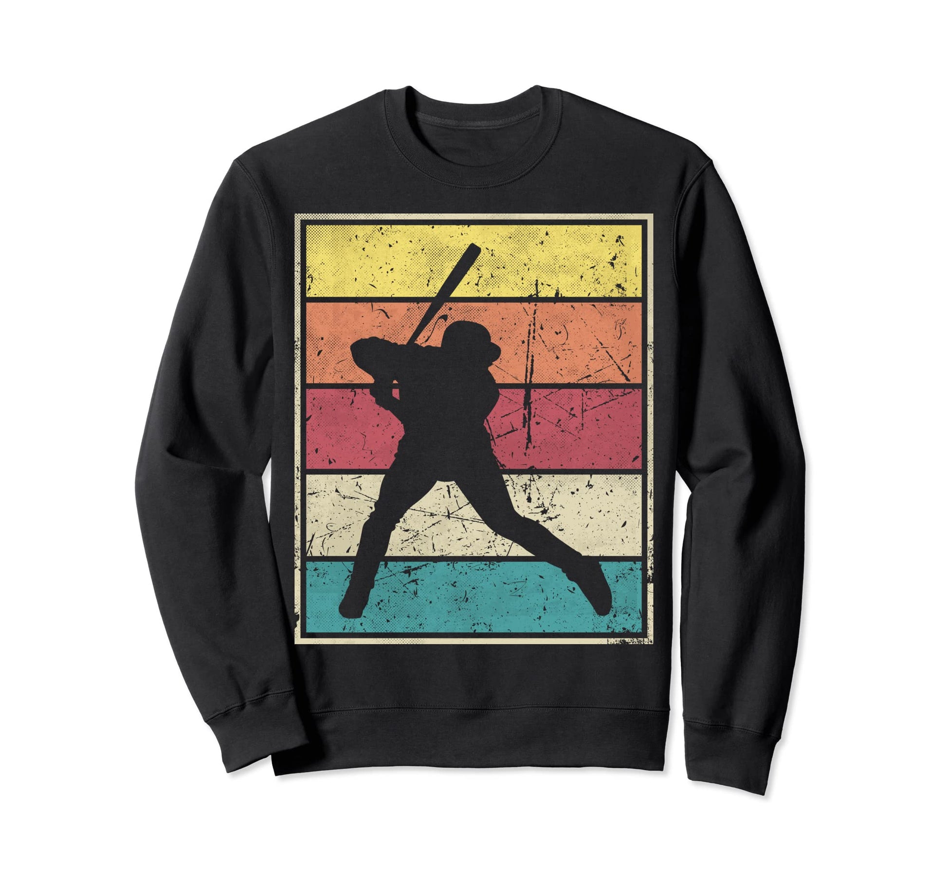 Baseball Stripes Sweatshirt - Graphic Print Men Women - T-Shirt, Sweatshirt, Hoodie