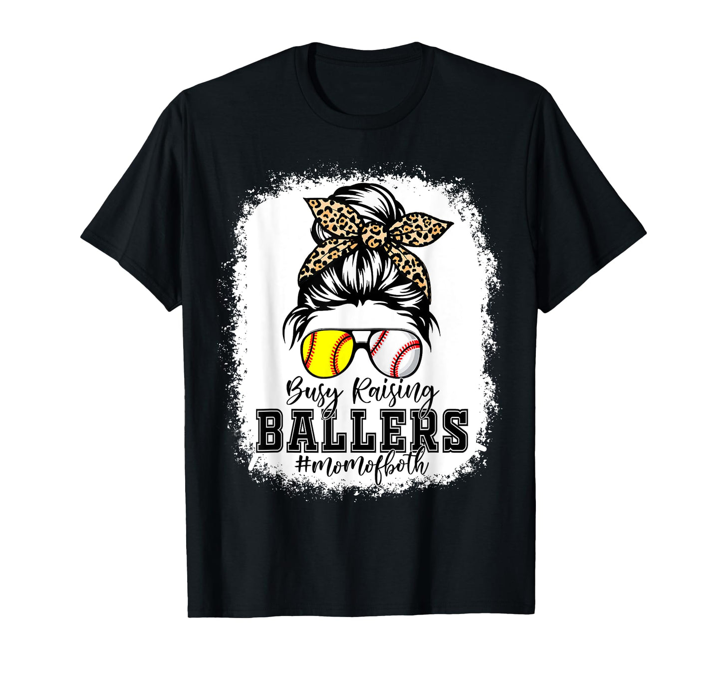 Leopard Busy Raising Ballers T-Shirt - Casual Everyday Wear Unisex - T-Shirt, Sweatshirt, Hoodie