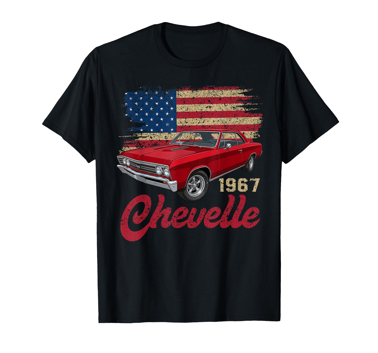 1967 Chevelle 67 American Muscle T-Shirt - Aesthetic Graphic for Adults - T-Shirt, Sweatshirt, Hoodie