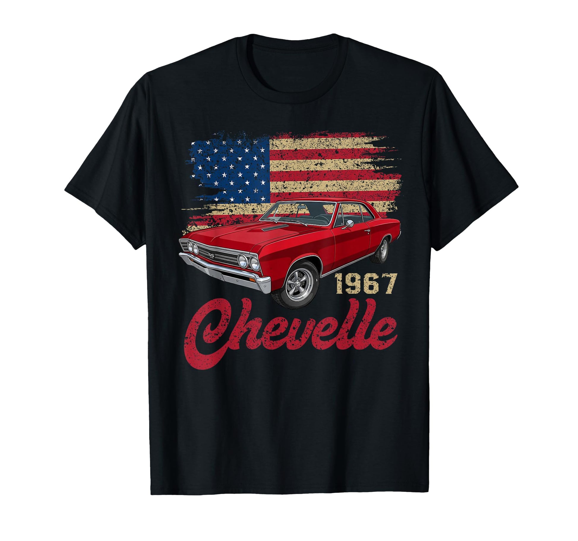1967 Chevelle 67 American Muscle T-Shirt - Aesthetic Graphic for Adults - T-Shirt, Sweatshirt, Hoodie
