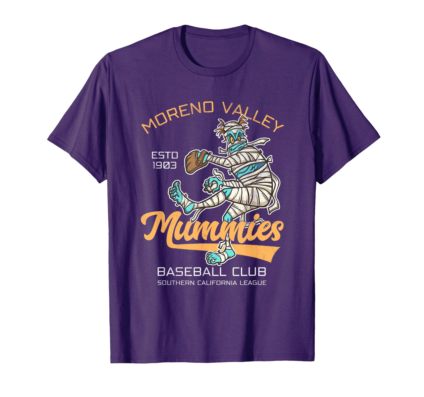 Moreno Valley Mummies Minor League T-Shirt - Trendy Graphic Unisex - T-Shirt, Sweatshirt, Hoodie