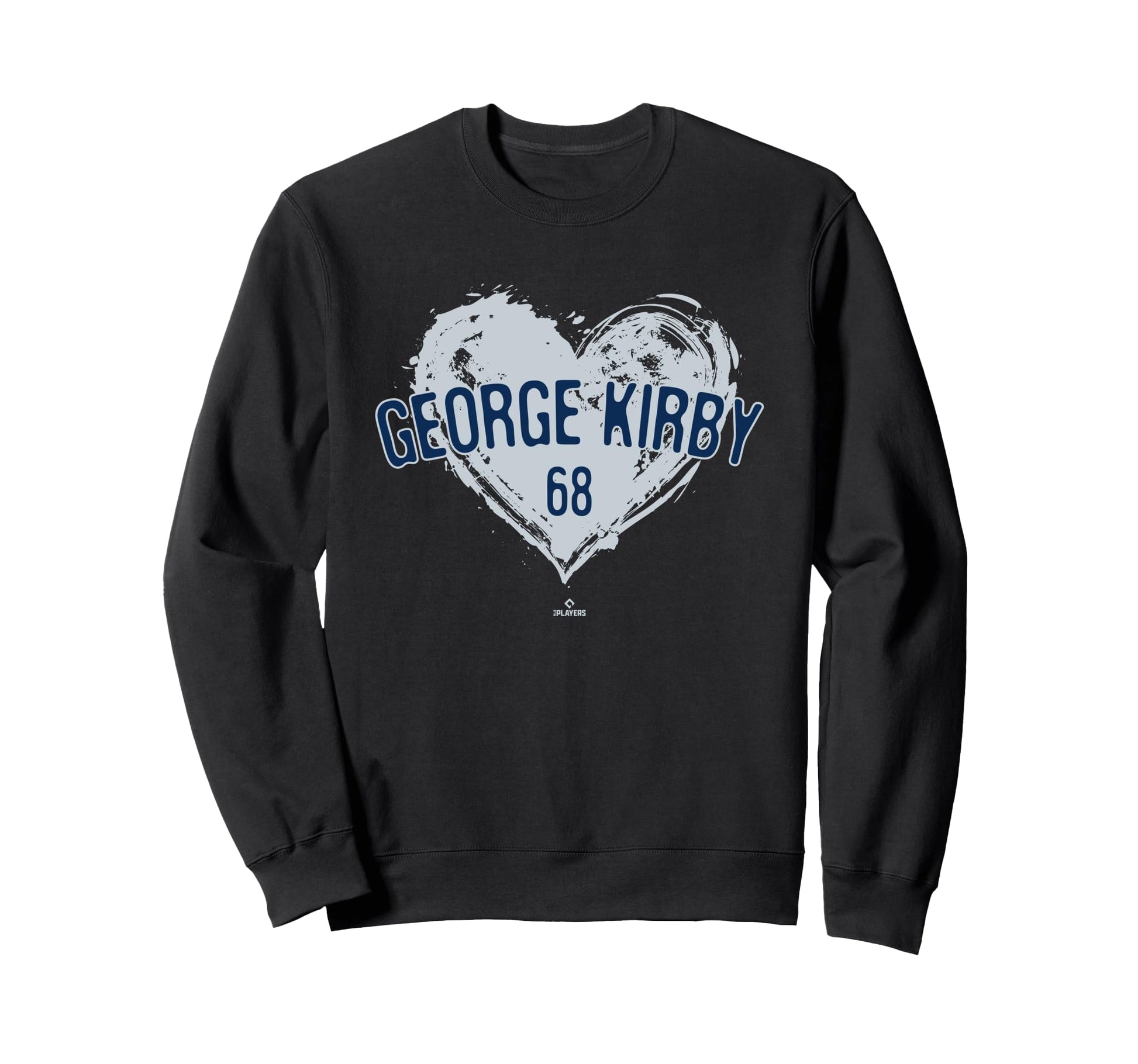 Distressed Heart George Kirby Sweatshirt - Fun Novelty Design for Adults - T-Shirt, Sweatshirt, Hoodie