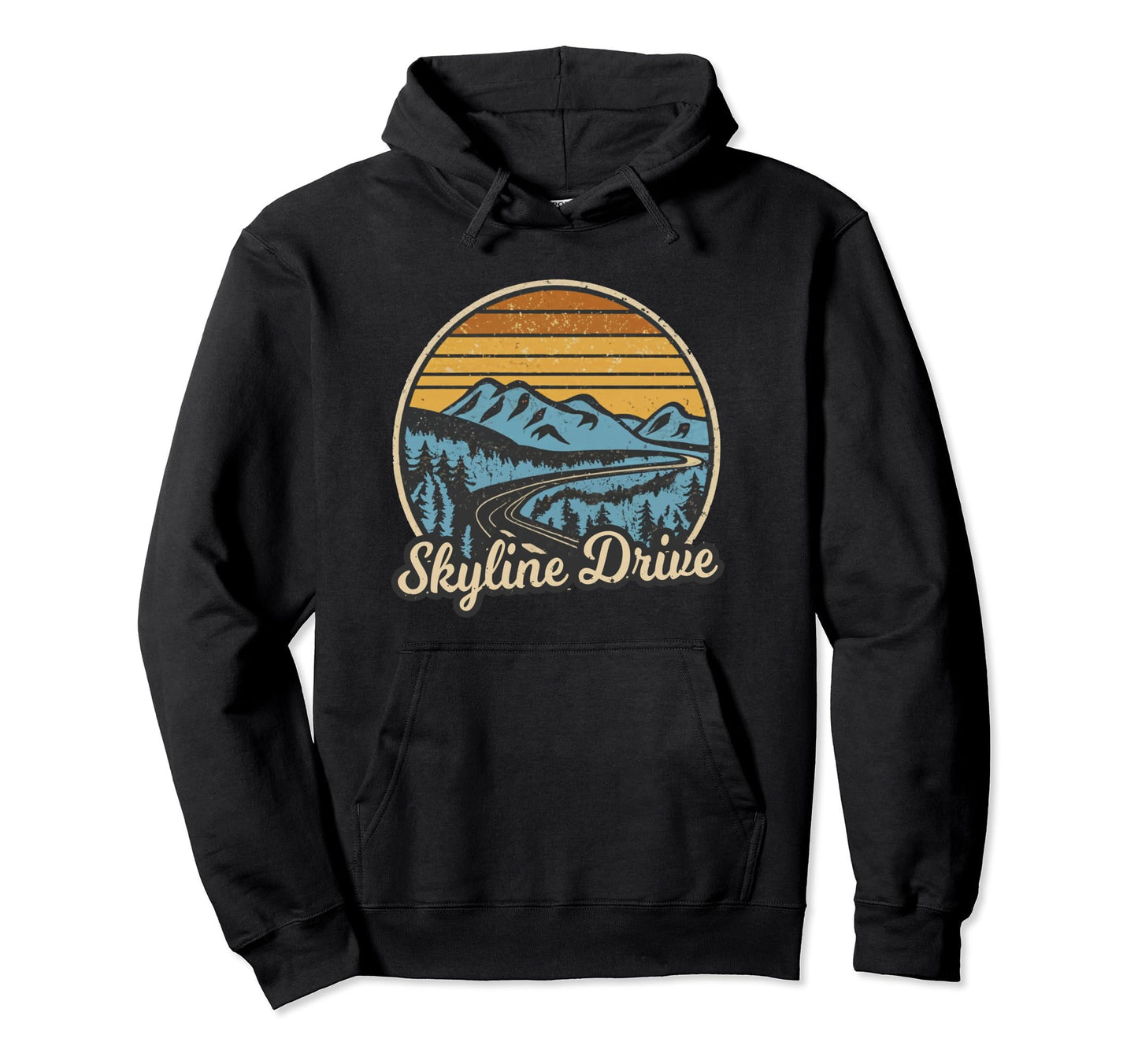 Skyline Drive Shenandoah National Hoodie - Aesthetic Graphic for Adults - T-Shirt, Sweatshirt, Hoodie